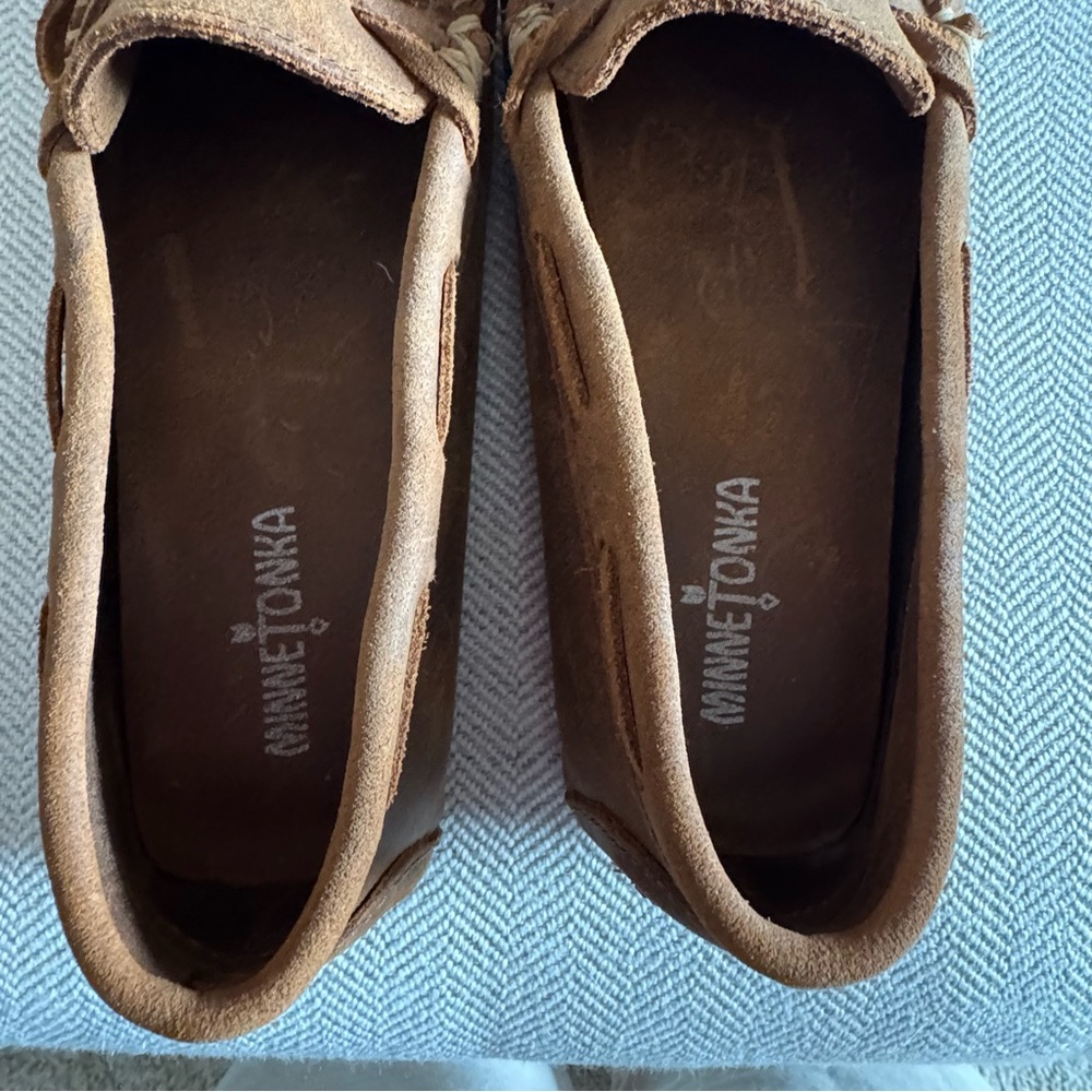 Minnetonka Men’s Moccasins Classic Driver Loafer Size 10 - Picture 9 of 10